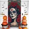 Dia De Los Muertos Door Cover Day of The Dead Porch Sign(Multicolor)72"L x 36"W